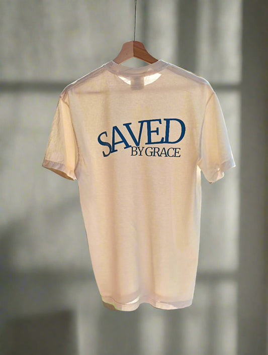 australian christian clothing saved by grace bible shirt