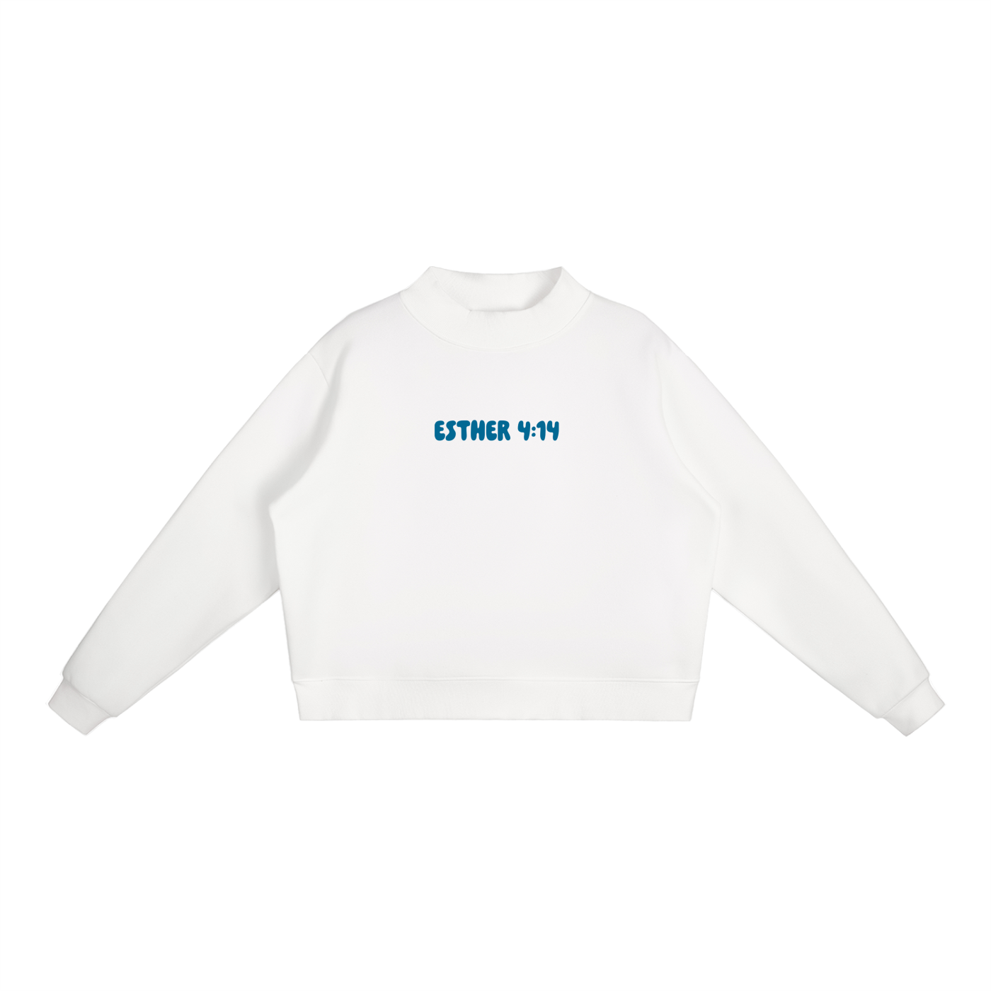 Esther Mock-Neck Crew Sweatshirt