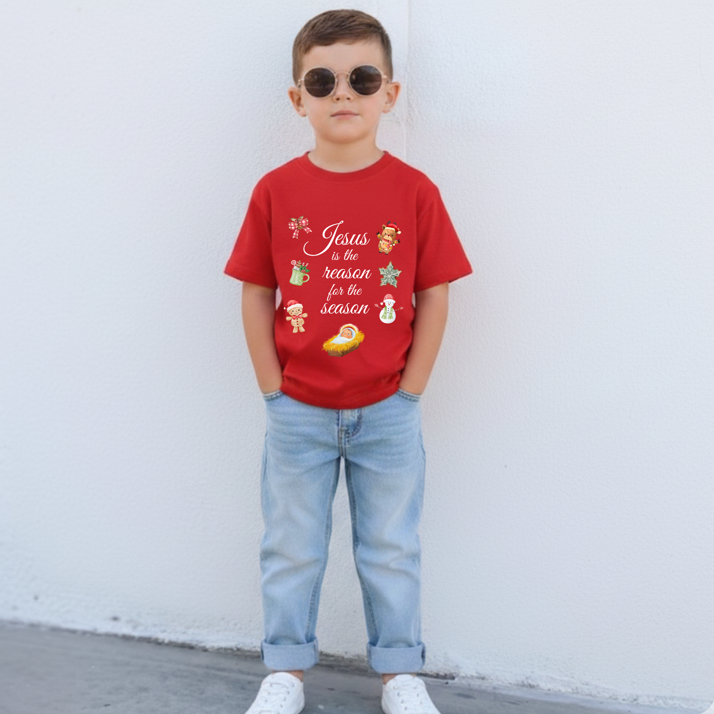 Jesus is the Reason for the Season Kid's T-shirt