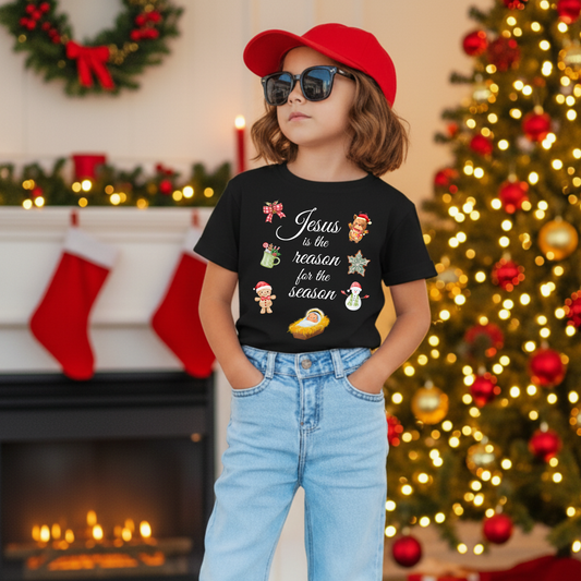 Jesus is the Reason for the Season Kid's T-shirt