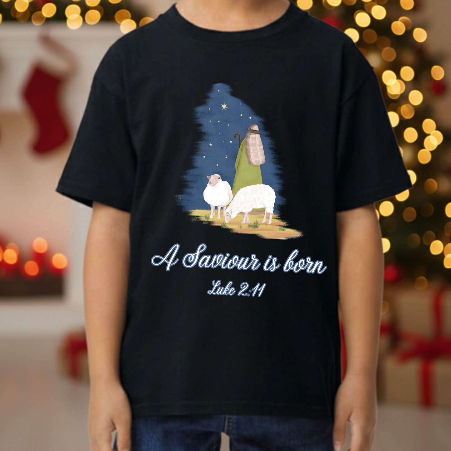 A Saviour is Born Kid's T-shirt