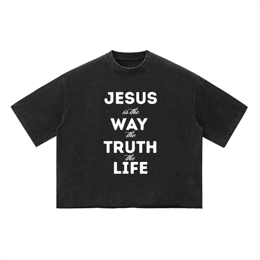Jesus is the Way the Truth the Life Boxy Tee