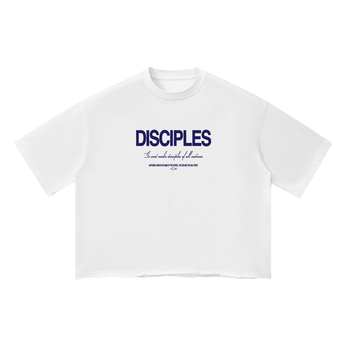 Disciples blue Boxy T-Shirt