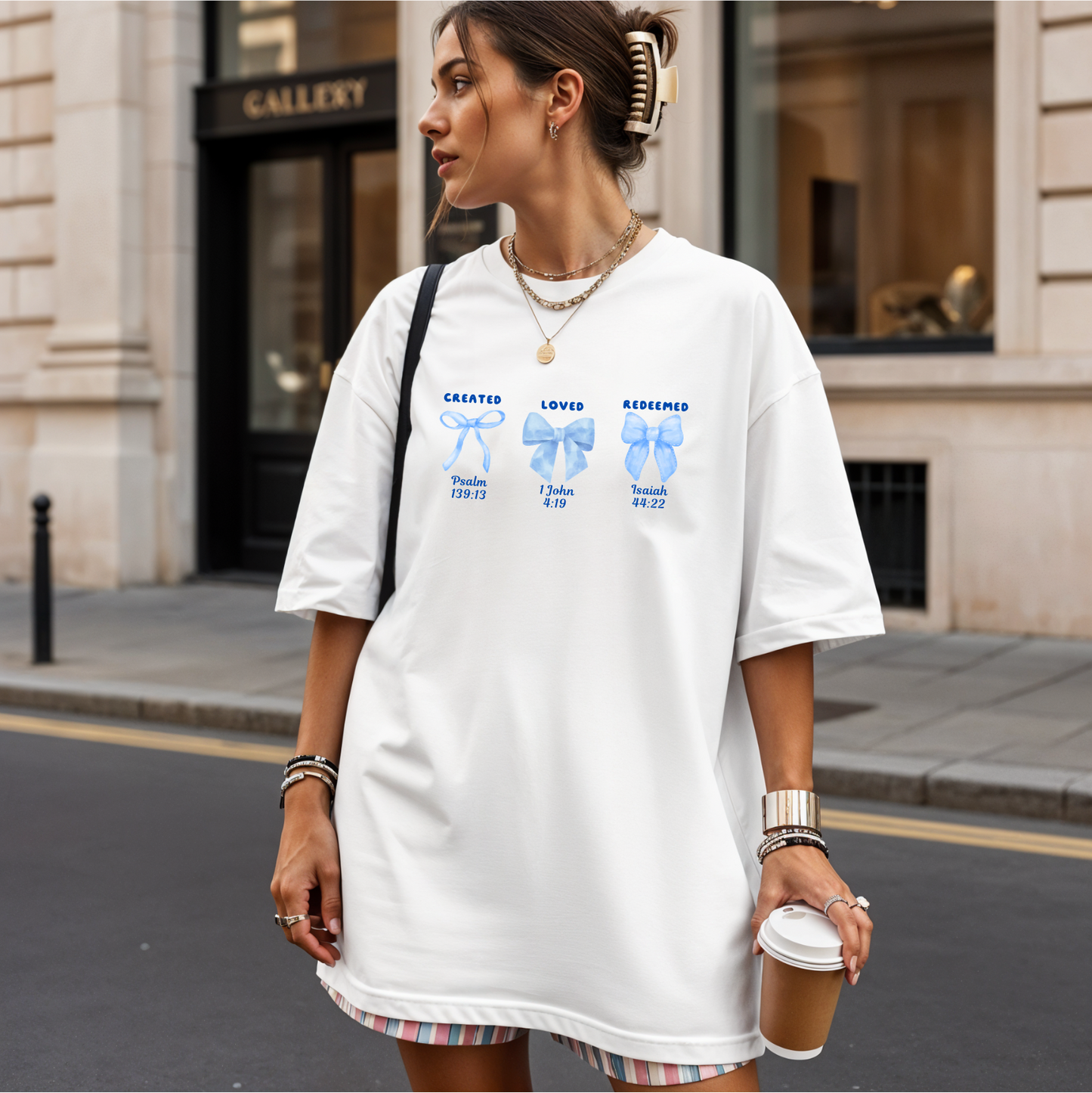 disciples_striped_sweater_oversized_Oversize_Hoodie_Faith-Based_Streetwear_In_His_Hands_Clothing_Co_australian_christian_clothing_bible_verse_bible_verse created loved redeemed bows