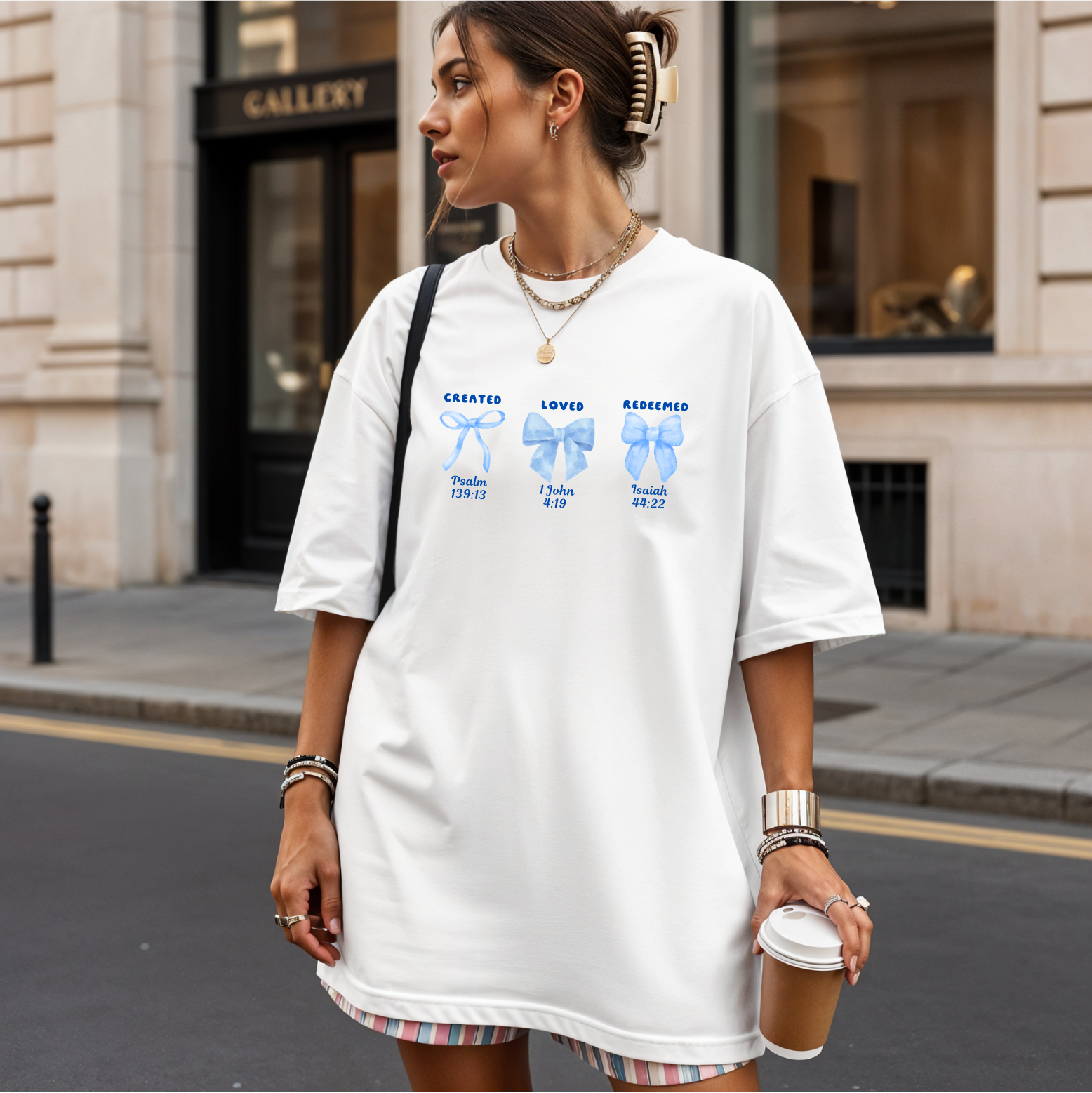 disciples_striped_sweater_oversized_Oversize_Hoodie_Faith-Based_Streetwear_In_His_Hands_Clothing_Co_australian_christian_clothing_bible_verse_bible_verse created loved redeemed bows