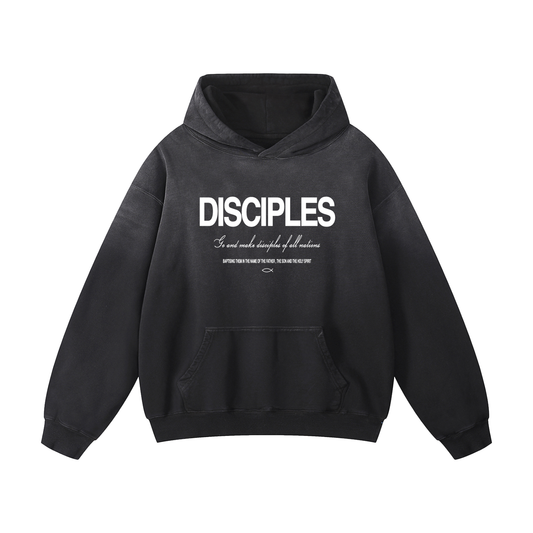 disciples sunfade hoodie 100% cotton australian christian clothing bible verse hoodie