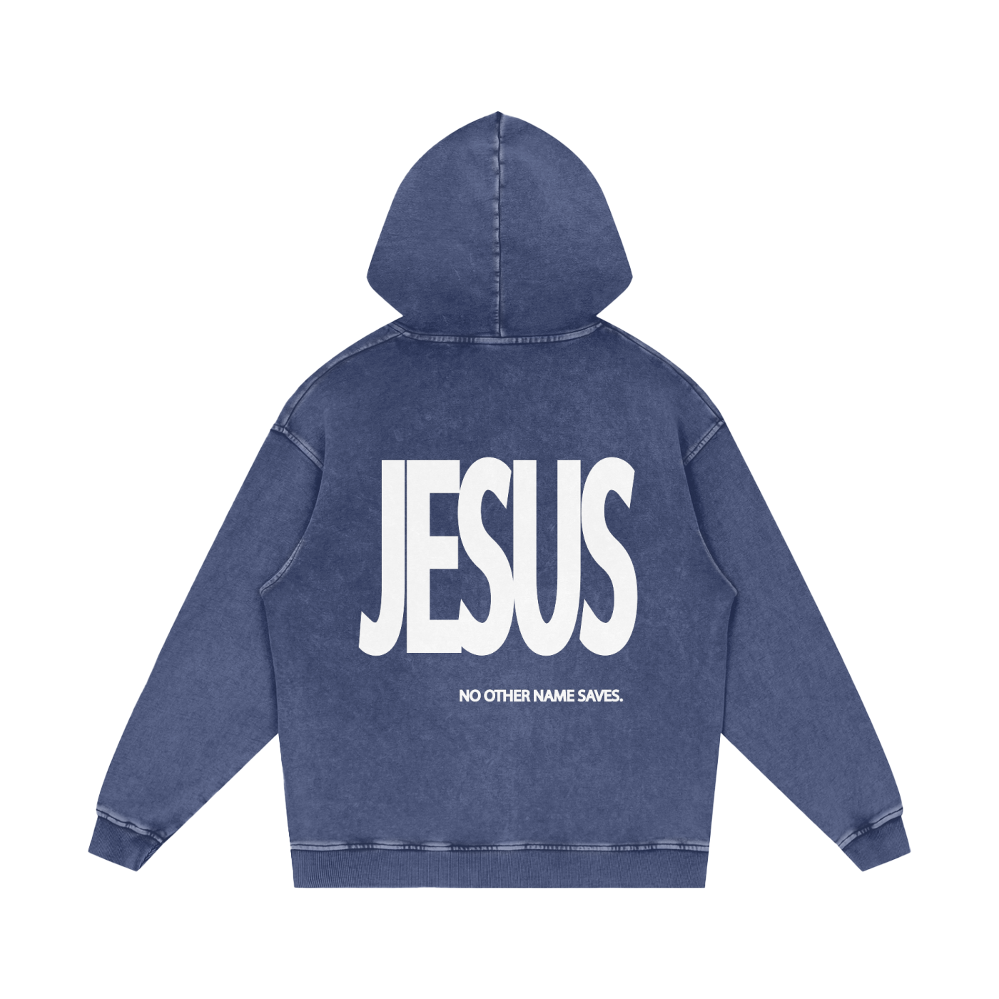 Snow Washed Loose Cotton Hoodie