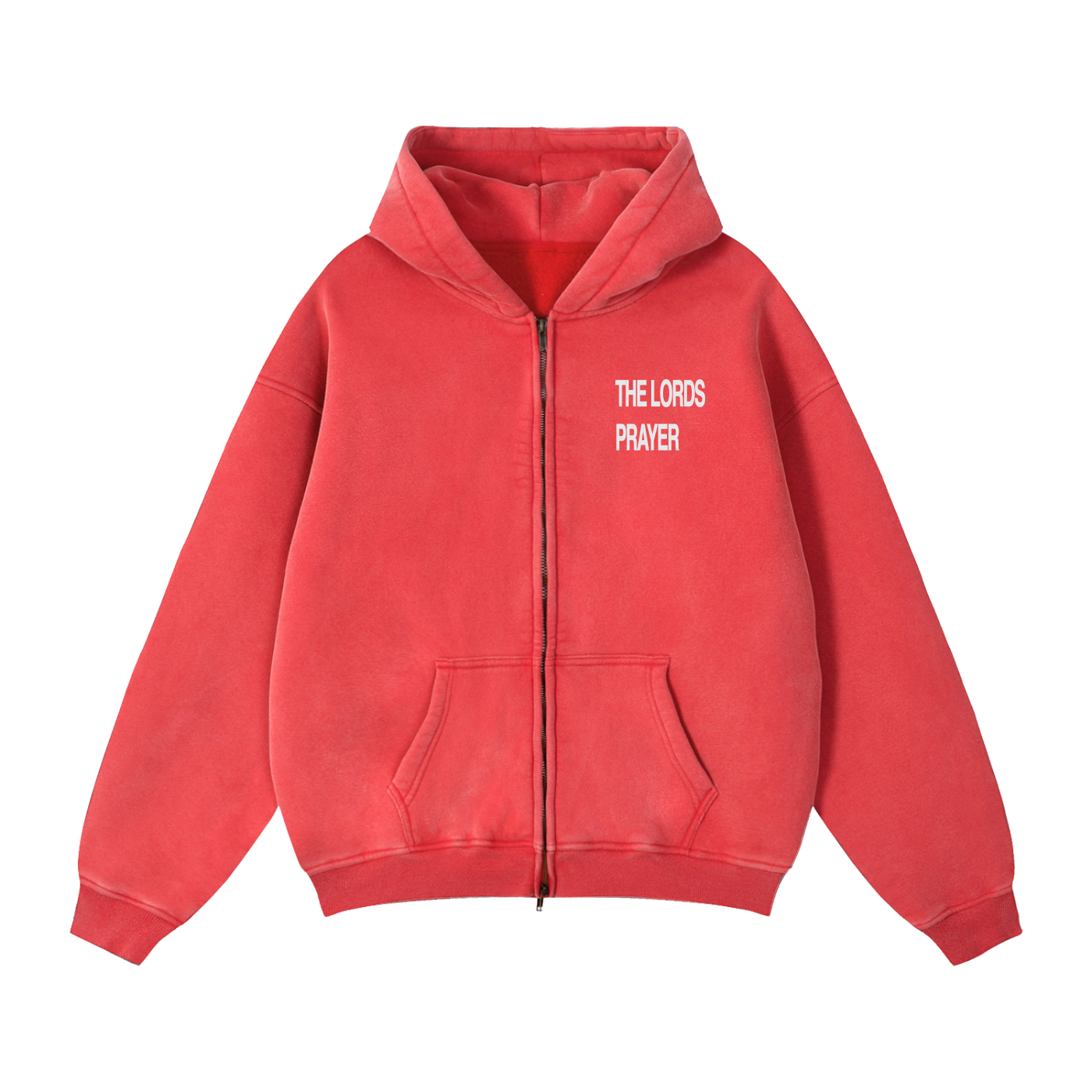 Lords Prayer Zip Boxy Hoodie