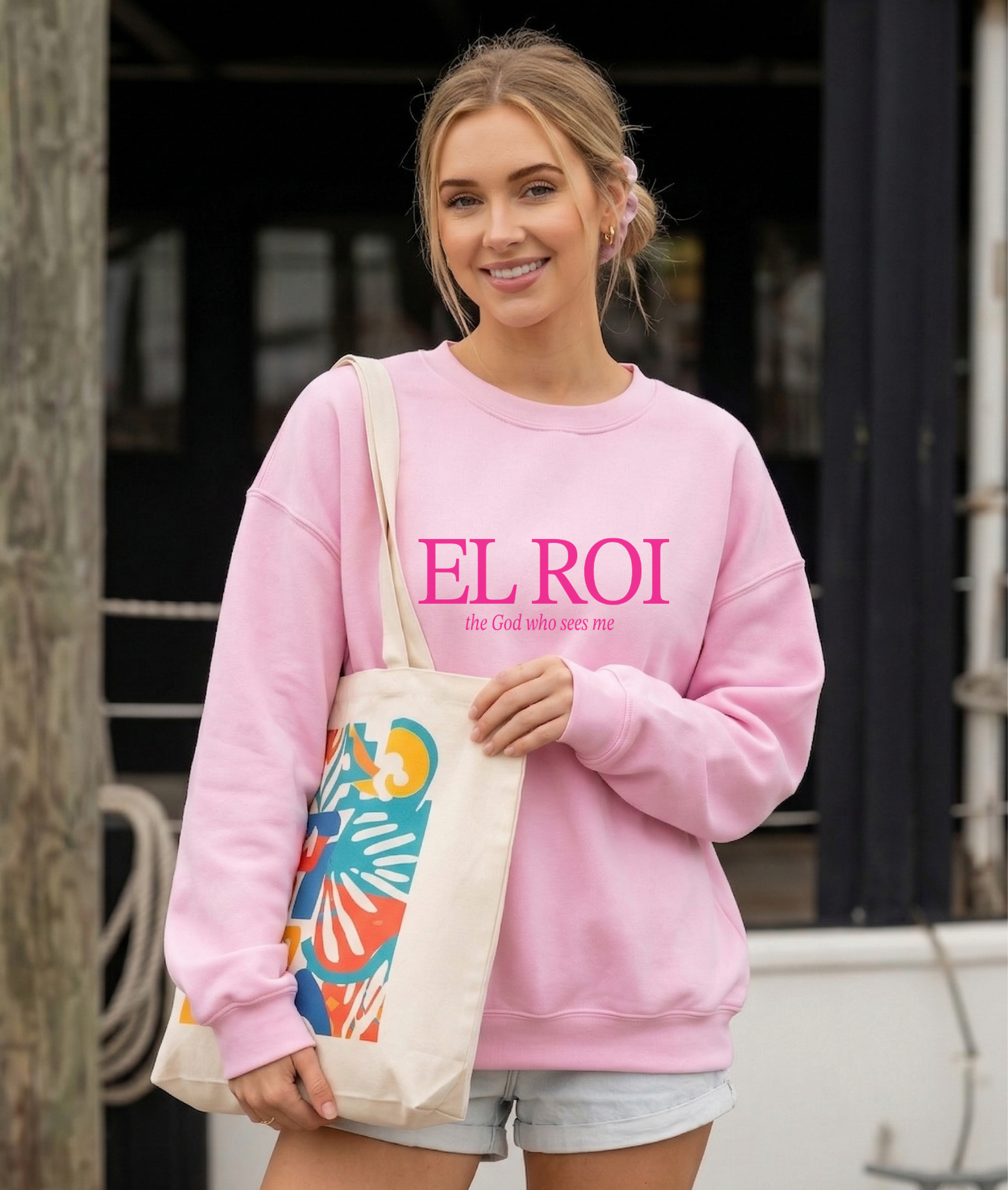 el roi pink sweater australia christian bible jumper
