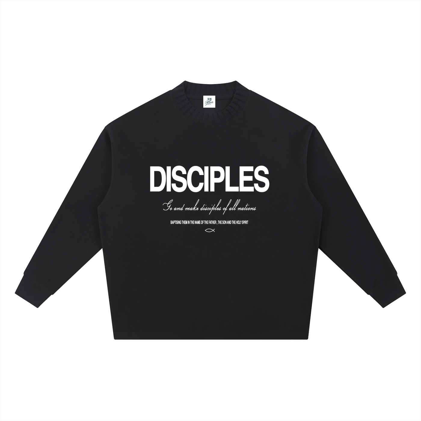 Disciples Knitted Neck Sweatshirt