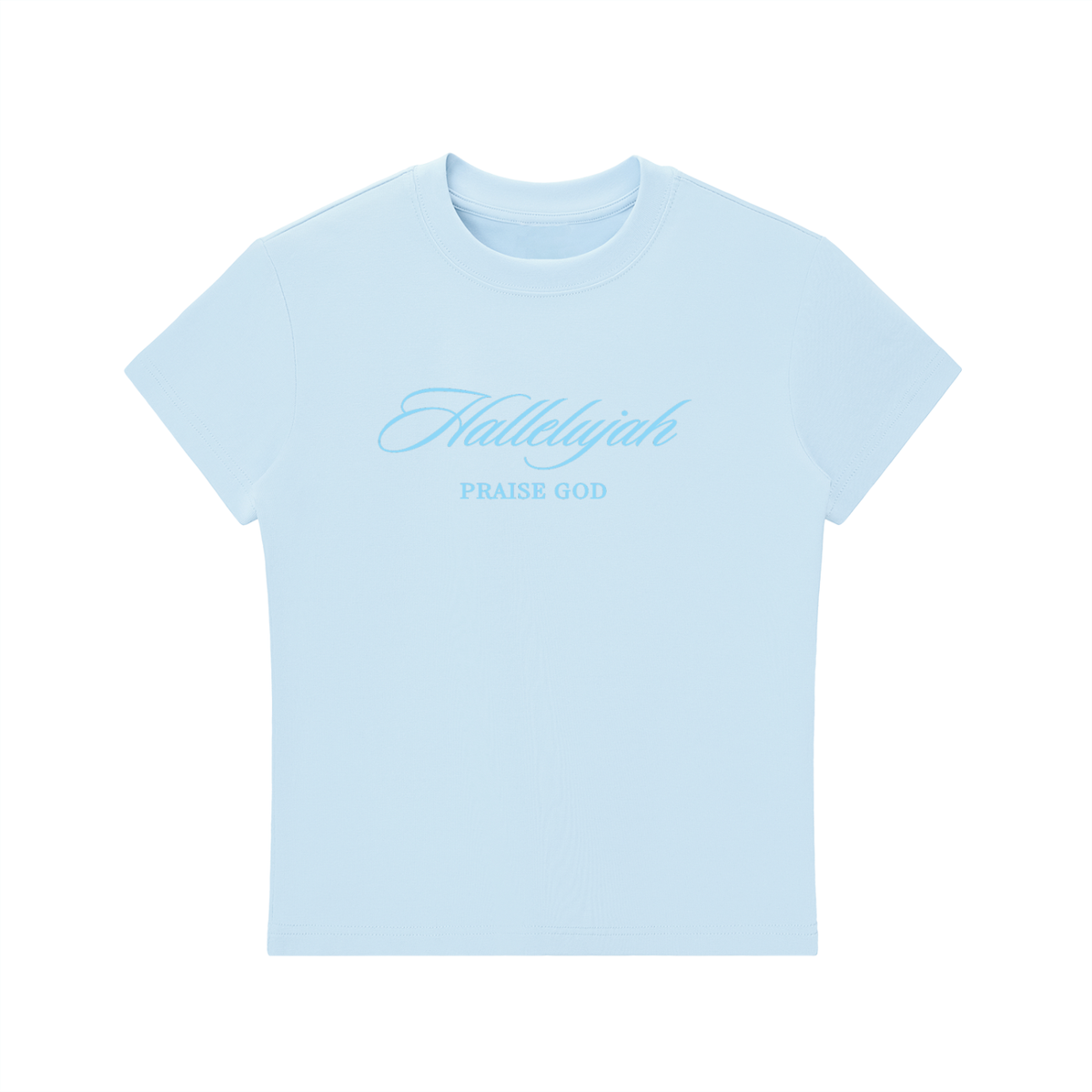 Hallelujah women's Baby Tee