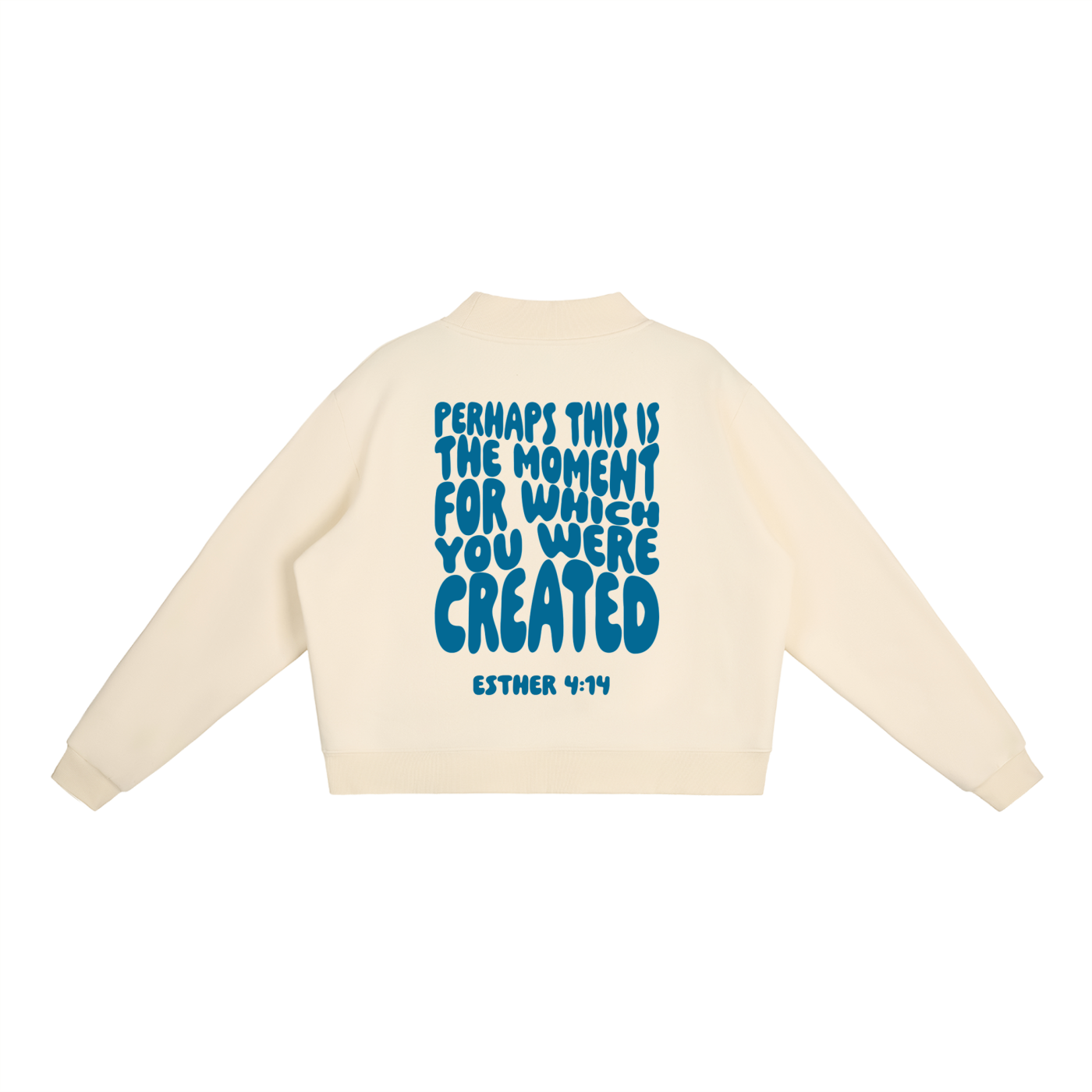 Esther Mock-Neck Crew Sweatshirt