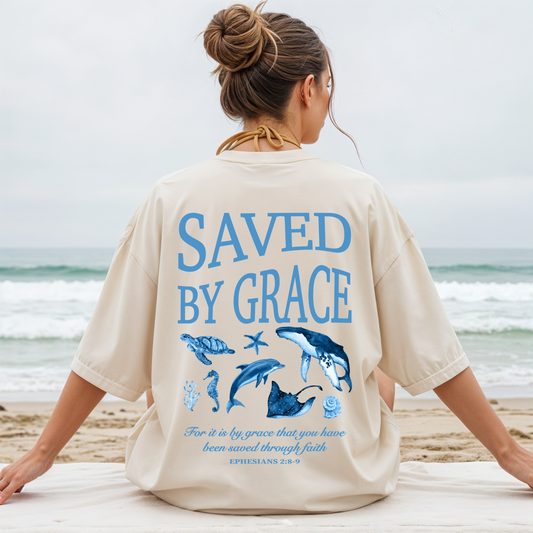 saved by grace bible australian christian clothing shirt